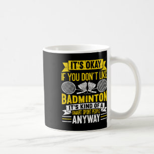 Mug Un peuple intelligent Sport Bref Amusant Badminton