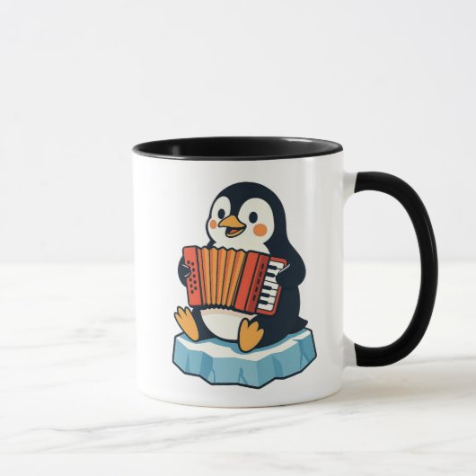 Mug Un pingouin vous joue un air d'accordéon. (Droite)