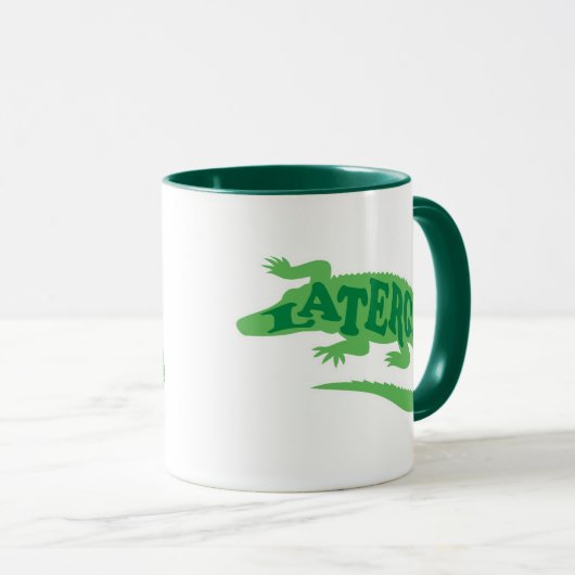 Mug Un plus défunt alligator (Devant droit)