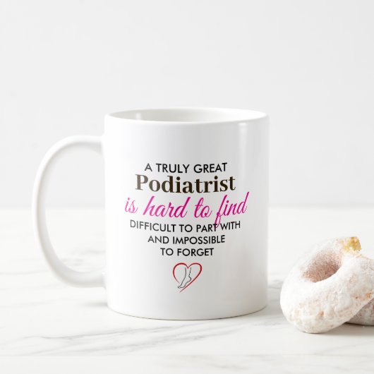 Mug Un podologue vraiment génial – Nom personnalisé (Avec donut)