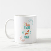 Mug Un poisson par jour Lettres (Gauche)