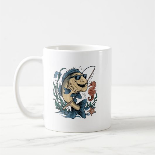 Mug un poisson souriant (Gauche)