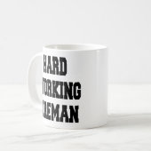 Mug Un pompier qui travaille dur (Devant gauche)
