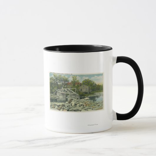 Mug Un pont rustique à la scène de Perkins Cove (Droite)