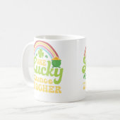 Mug Un professeur de danse chanceux St Patricks Day ar (Devant gauche)