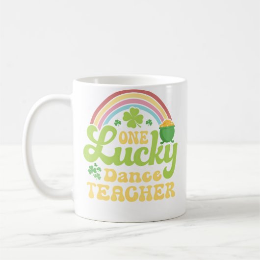 Mug Un professeur de danse chanceux St Patricks Day ar (Gauche)