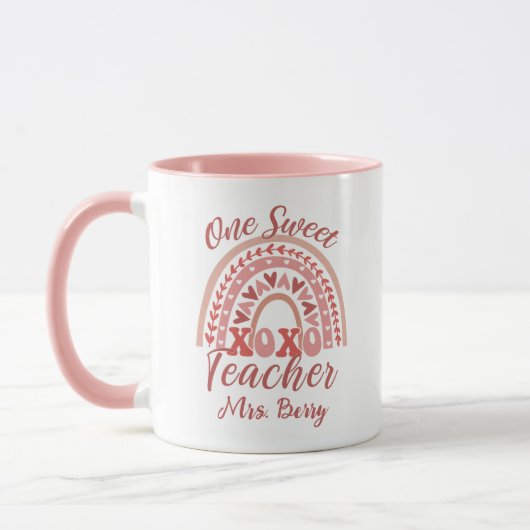 Mug Un professeur de douceur Saint Valentin (Gauche)