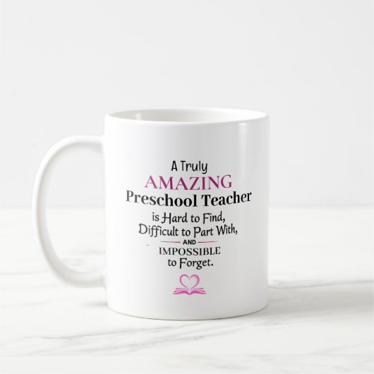 Mug Un professeur d'école maternelle vraiment incroyab (Gauche)