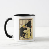 Mug Un professeur réprimande son élève des crimes (Gauche)