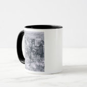 Mug Un quaker Exhorter en Nouvelle Angleterre (Devant gauche)