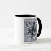 Mug Un quaker Exhorter en Nouvelle Angleterre (Devant droit)
