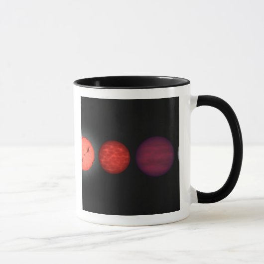 Mug Un rendu d'artiste comparant nains bruns (Droite)