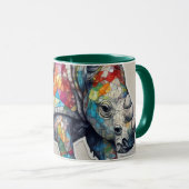 Mug Un rhinocéros (Devant droit)