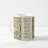 MUG UN ROSE POUR LA PRIÈRE DE ST THERESE (Devant gauche)