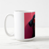 Mug Un rottweiler cool avec des lunettes de soleil (Gauche)
