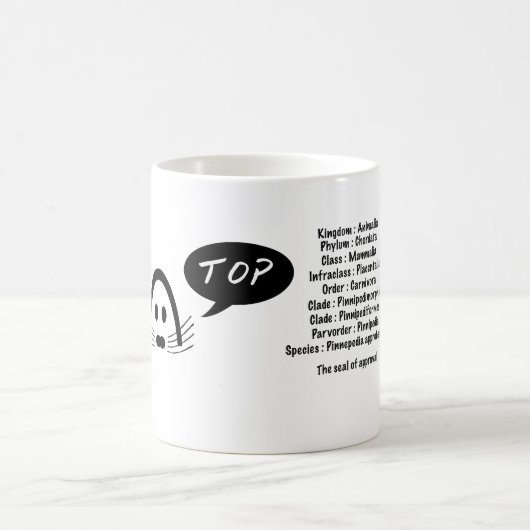 Mug un sceau d'approbation, pinnepedia approbatione. (Centre)