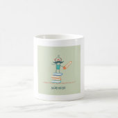 Mug Un scientifique debout sur les livres (Centre)