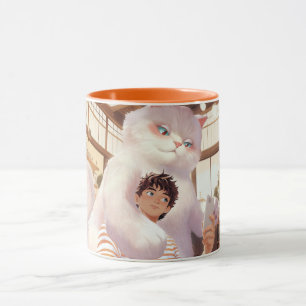 Mug Un selfie avec le géant du fluffy