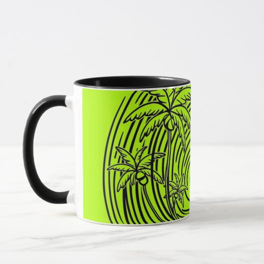 Mug un soleil levant devant la mer,mug (Gauche)