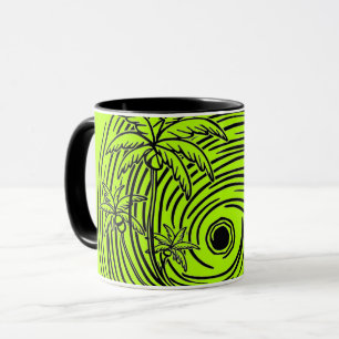 Mug un soleil levant devant la mer,mug