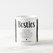 Mug Un soupir d'amour : 2 Photo & Citation Bestie Coff (Centre)
