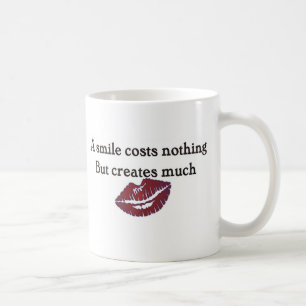 Mug Un sourire ne coûte rien mais crée beaucoup