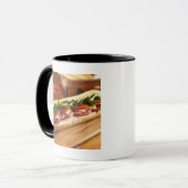Mug Un sous sandwich italien avec 2 (Devant gauche)