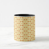Mug un superbe design Arrière - plan jaune et blanc (Centre)