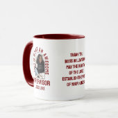 Mug UN SURVEILLANT EXCEPTIONNEL RESSEMBLE À Fun Cowork (Devant gauche)