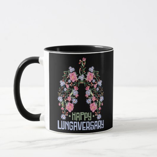 Mug Un survivant de la transplantation pulmonaire géni (Gauche)