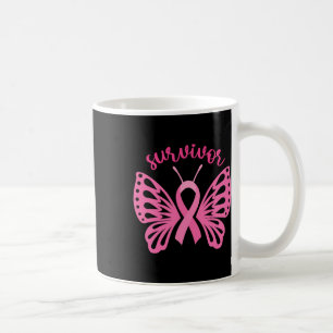 Mug Un survivant Dragonfly Breast Cancer Awareness 1