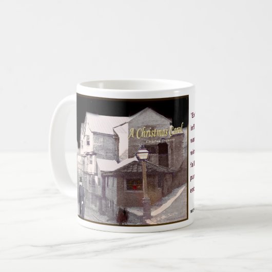 Mug Un texte de chant de Noël (Devant gauche)