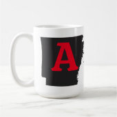 Mug Un texte rouge rkansip (Gauche)