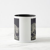 Mug Un tigre de vagabondage (crayon sur le papier) (Centre)