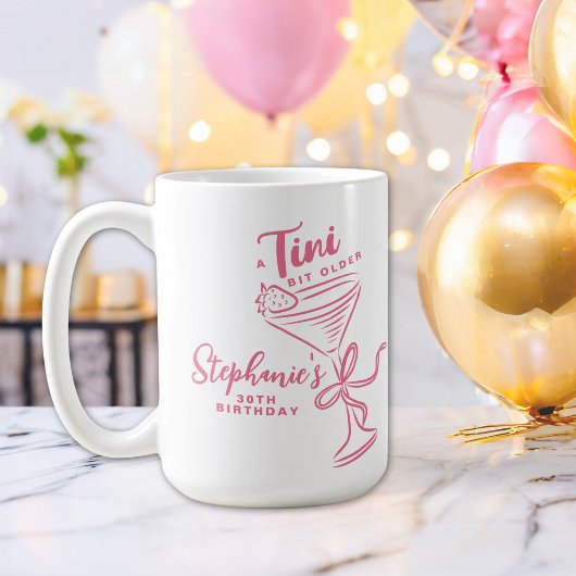 Mug Un Tini un peu plus vieux 30e anniversaire de Pink