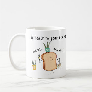 Mug Un toast à votre nouvelle maison   Drôle cadeau Pl