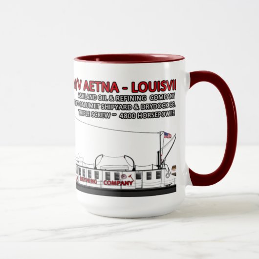 Mug Un towboat appelé Aetna-Louisville (Droite)
