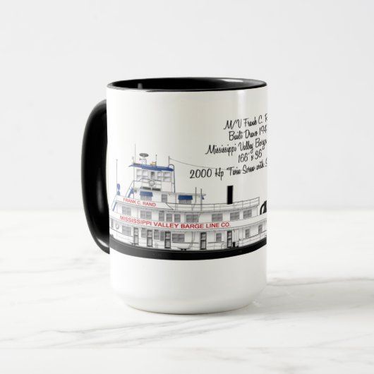 Mug Un Towboat appelé Frank C. Rand (Devant gauche)