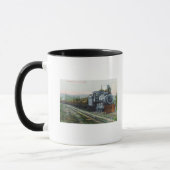 Mug Un train de LogsCoos Bay, OU (Gauche)