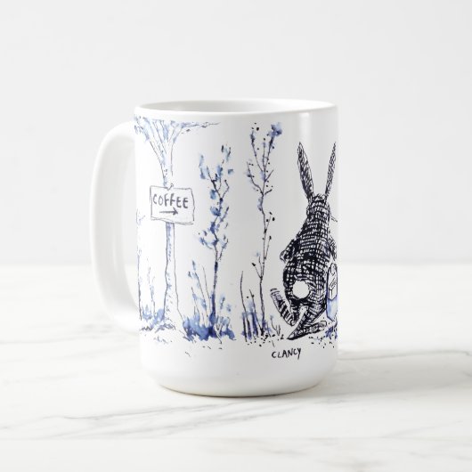 Mug Un traîneau à lapin (Devant gauche)