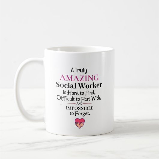 Mug Un travailleur social vraiment incroyable (Gauche)