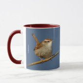 Mug Un Troglodyte de Bewick Curieux dans l'Arbre (Gauche)