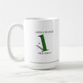 Mug Un Trou Dans Une Balle De Golf (Gauche)