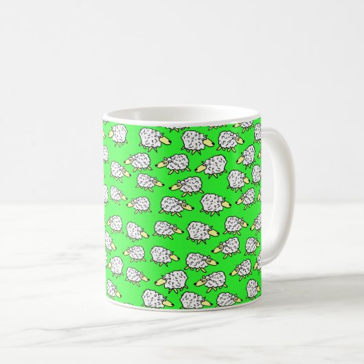 Mug Un troupeau de moutons dans un champ (Devant droit)