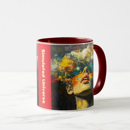 Mug Un univers simulé (Devant droit)