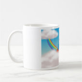 Mug Un vaisseau spatial UFO coloré qui traverse les nu (Gauche)