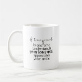 Mug Un véritable ami, meilleur ami-versaire (Gauche)