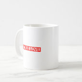 Mug Un Véritable Timbre D'Amour (Devant gauche)