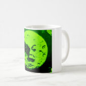 Mug Un voyage à la lune (rétro vert martien) (Devant droit)