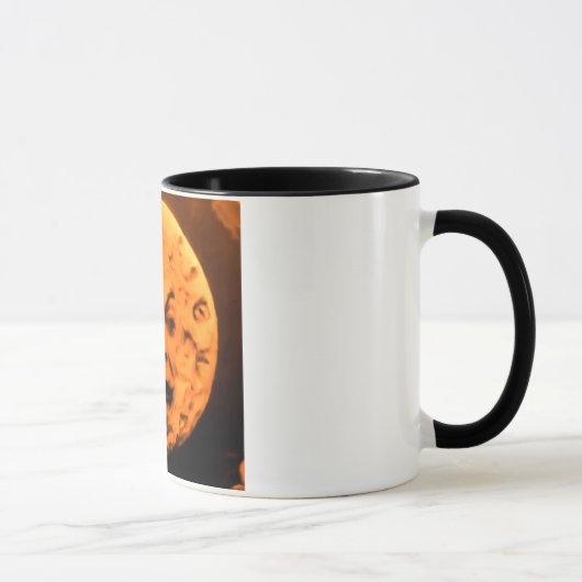 Mug Un voyage à la lune (sépia d'orange sanguine) (Droite)
